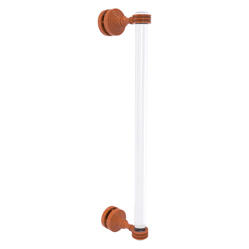 Pacific Grove Collection Single Side Shower Door Pull with Smooth Accents