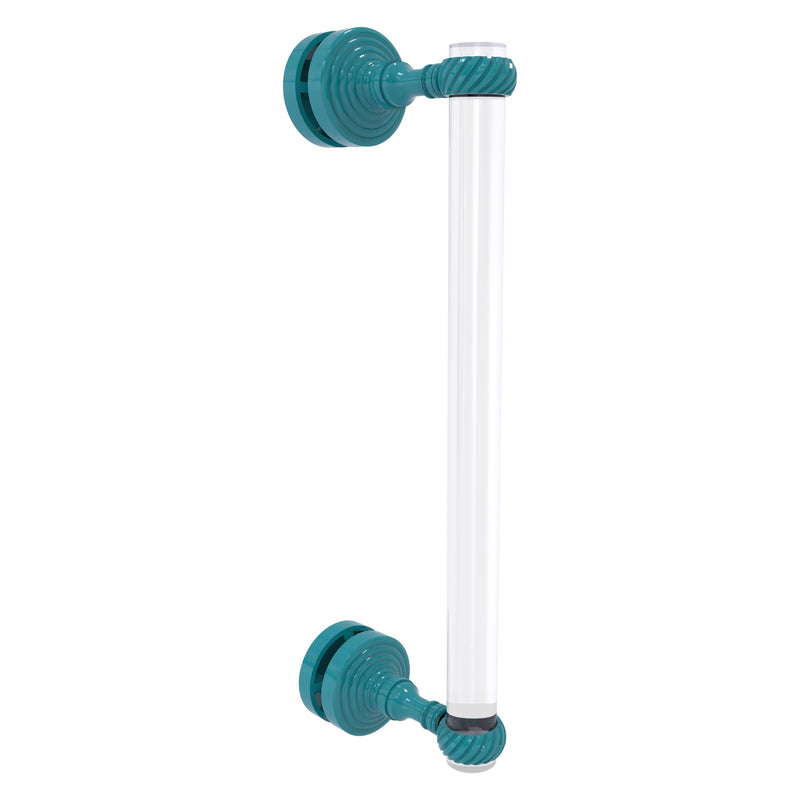 Pacific Grove Collection Single Side Shower Door Pull with Twisted Accents