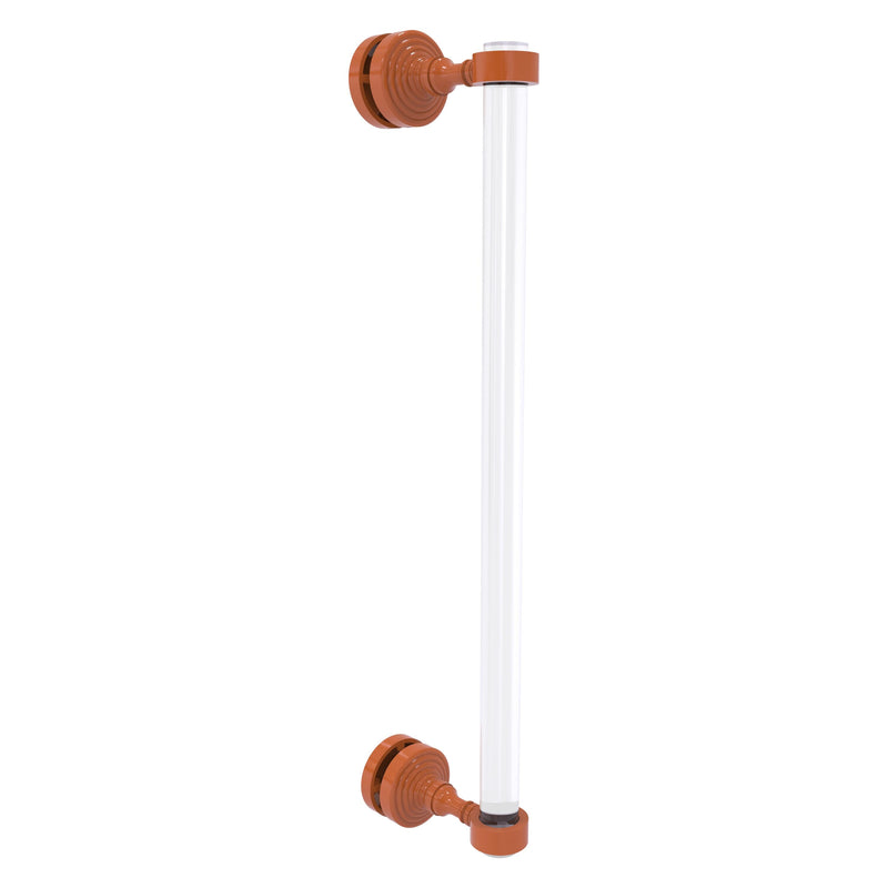 Pacific Grove Collection Single Side Shower Door Pull with Twisted Accents