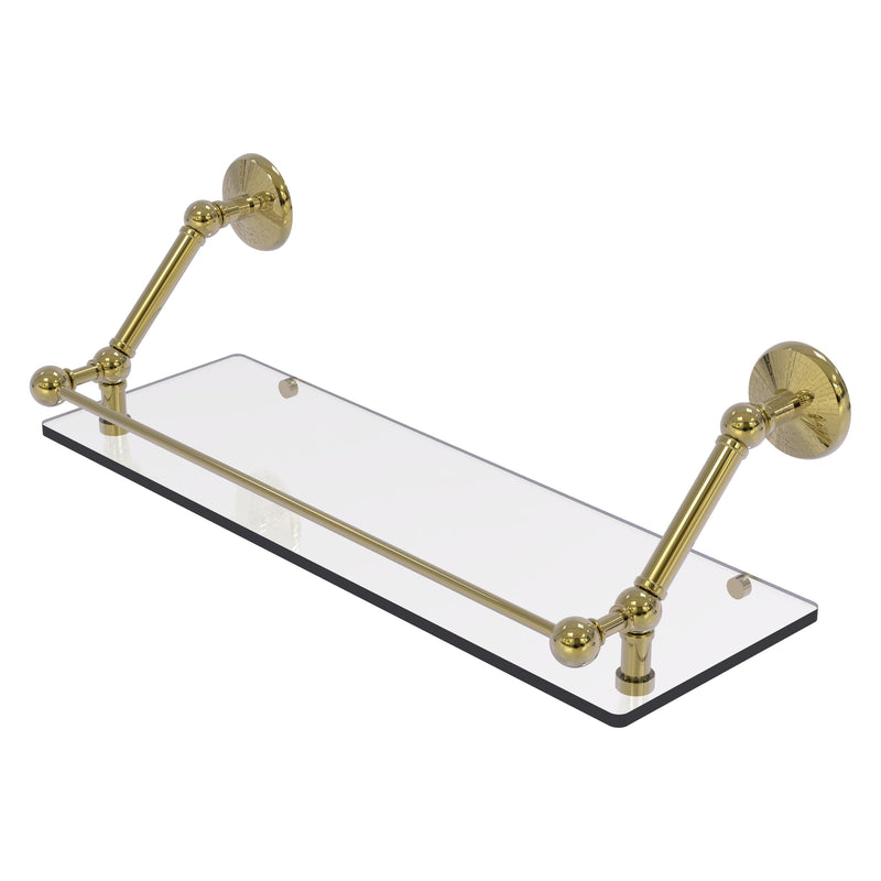 Prestige Monte Carlo Floating Glass Shelf with Gallery Rail