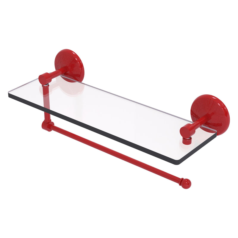 Prestige Monte Carlo Collection Paper Towel Holder with Glass Shelf