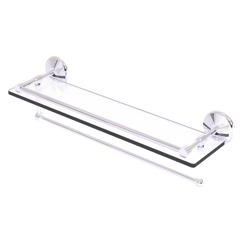 Prestige Monte Carlo Paper Towel Holder with Gallery Glass Shelf