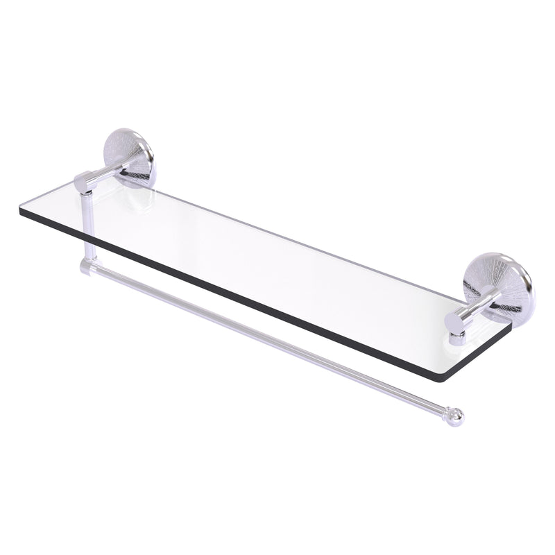 Prestige Monte Carlo Collection Paper Towel Holder with Glass Shelf