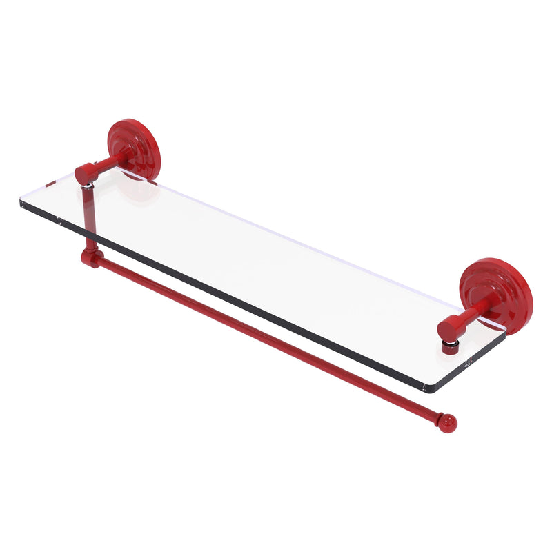 Prestige Que New Collection Paper Towel Holder with Glass Shelf