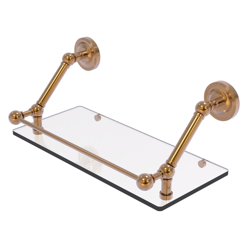 Prestige Regal Floating Glass Shelf with Gallery Rail