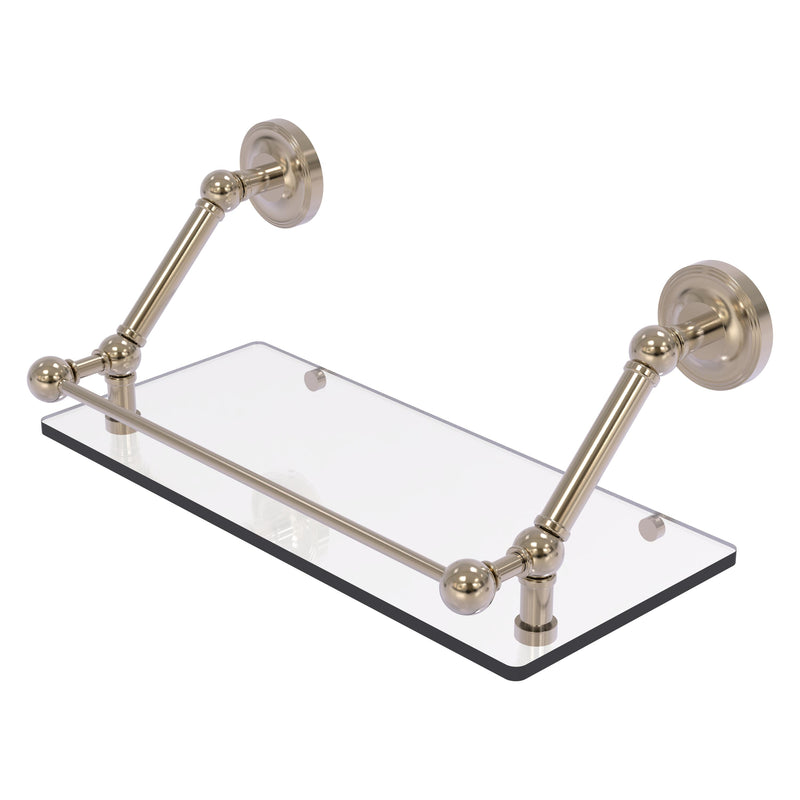 Prestige Regal Floating Glass Shelf with Gallery Rail