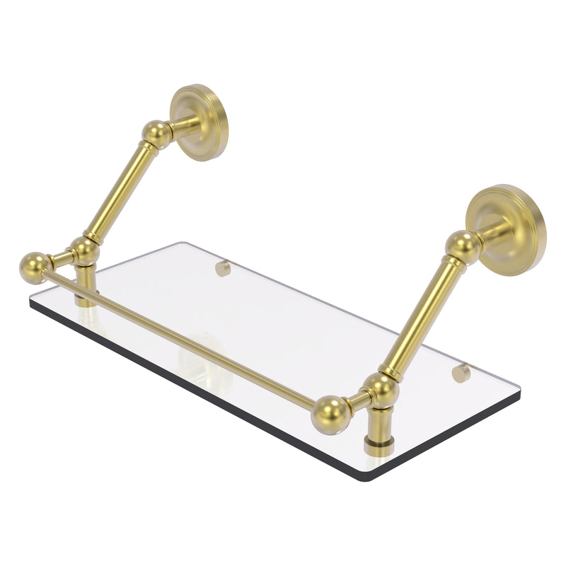 Prestige Regal Floating Glass Shelf with Gallery Rail