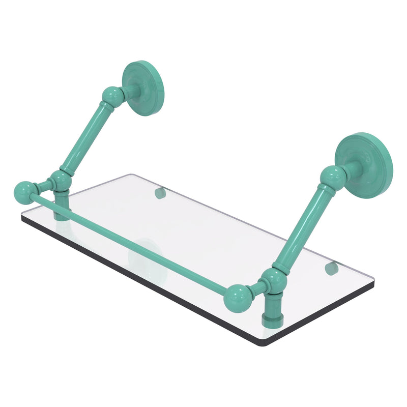 Prestige Regal Floating Glass Shelf with Gallery Rail