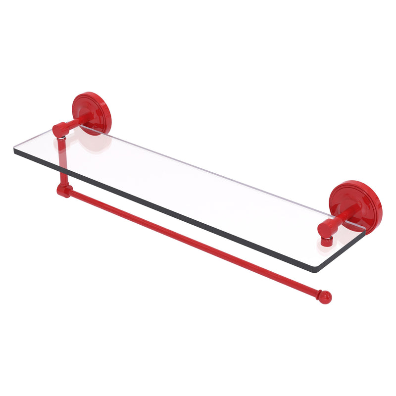 Prestige Regal Collection Paper Towel Holder with Glass Shelf