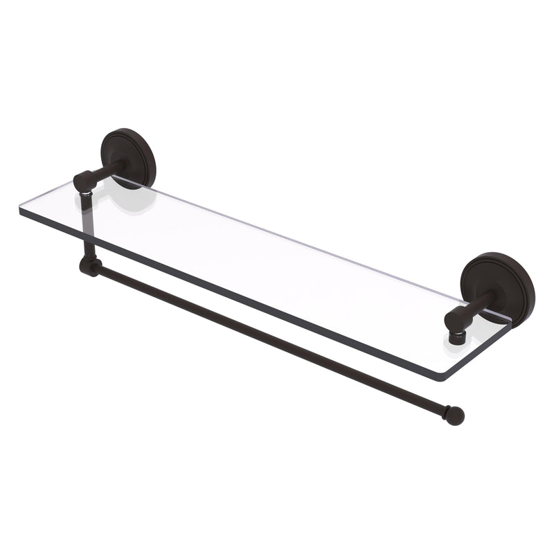 Prestige Regal Collection Paper Towel Holder with Glass Shelf