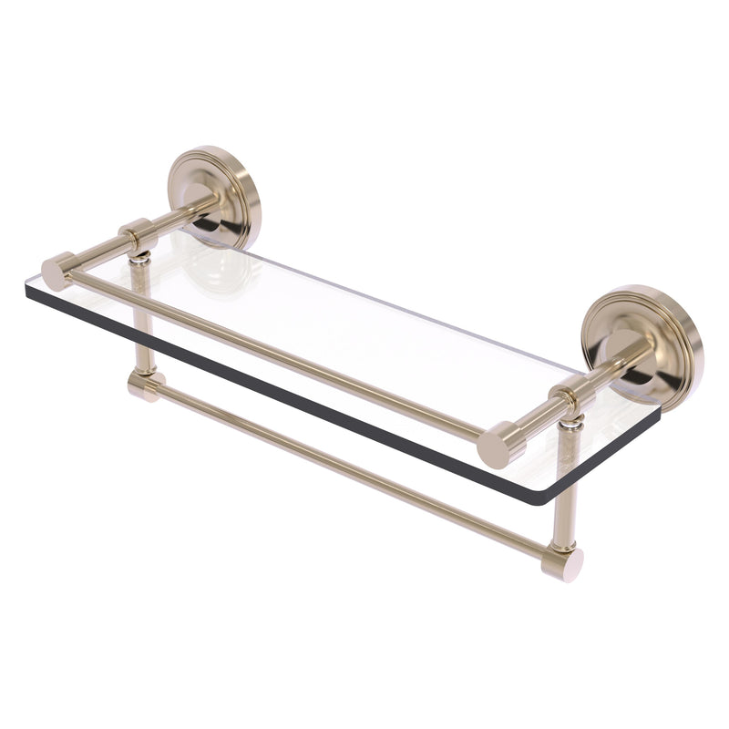 Prestige Regal Collection Gallery Rail Glass Shelf with Towel Bar