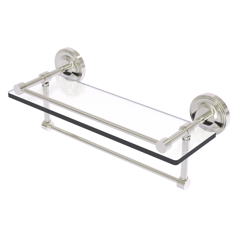 Prestige Regal Collection Gallery Rail Glass Shelf with Towel Bar