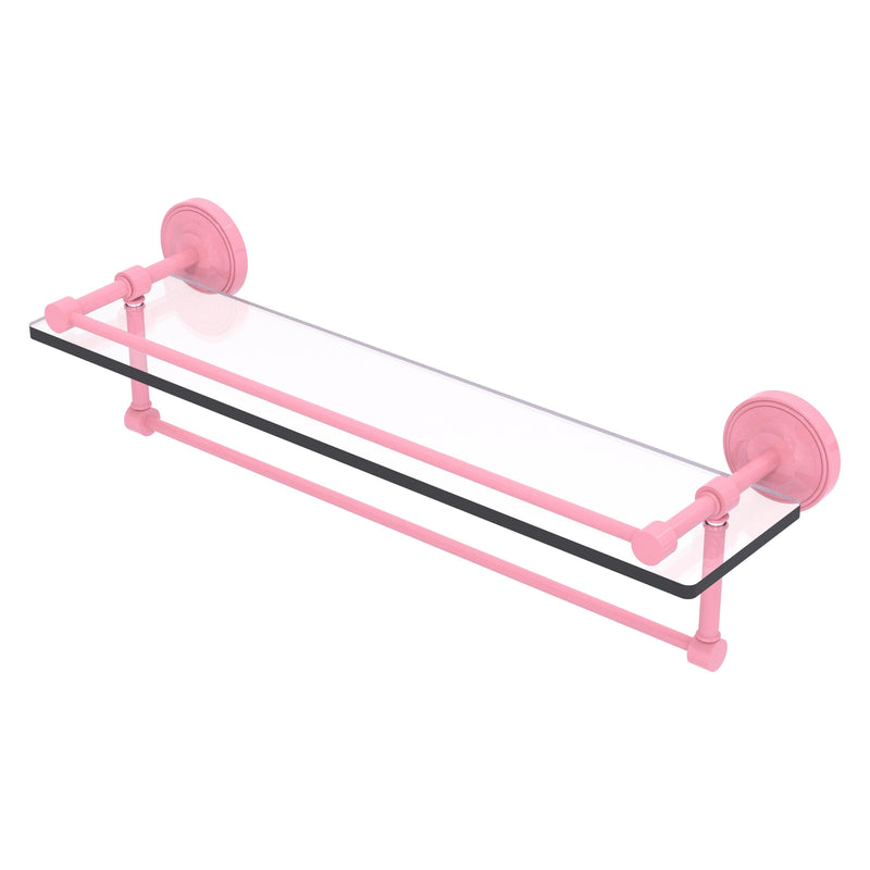 Prestige Regal Collection Gallery Rail Glass Shelf with Towel Bar