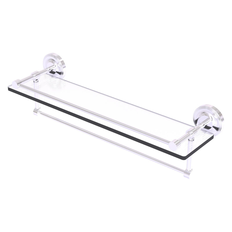 Prestige Regal Collection Gallery Rail Glass Shelf with Towel Bar