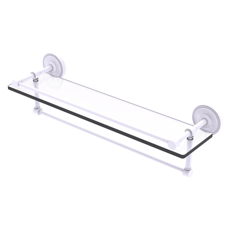 Prestige Regal Collection Gallery Rail Glass Shelf with Towel Bar