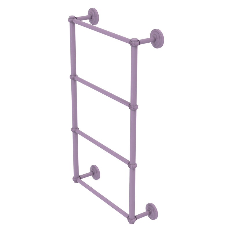 Que New Collection 4 Tier Ladder Towel Bar with Twisted Accents