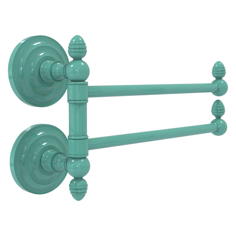 Que New Collection 2 Swing Arm Towel Rail