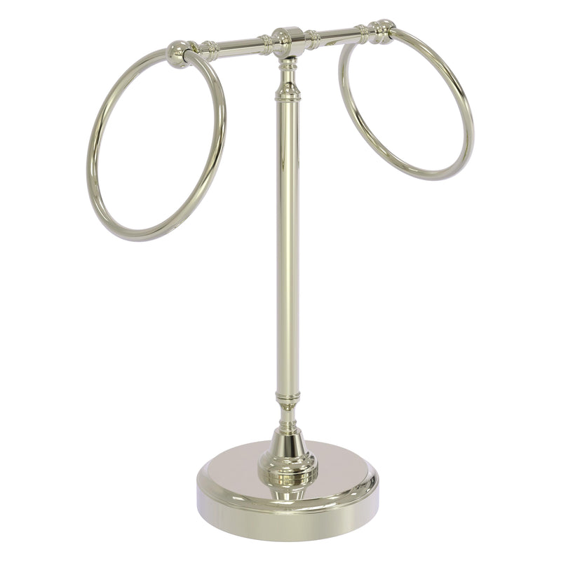 Vanity Top 2 Towel Ring Guest Towel Valet