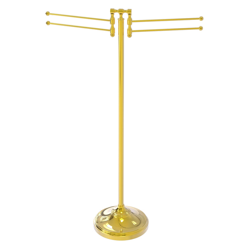 Towel Stand with 4 Pivoting Swing Arms