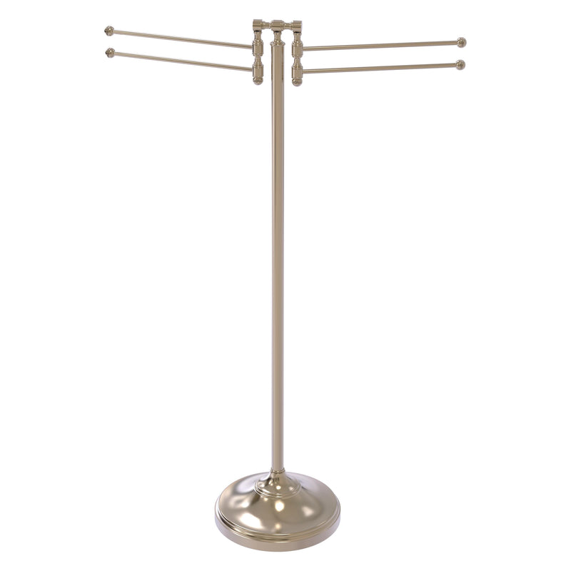 Towel Stand with 4 Pivoting Swing Arms