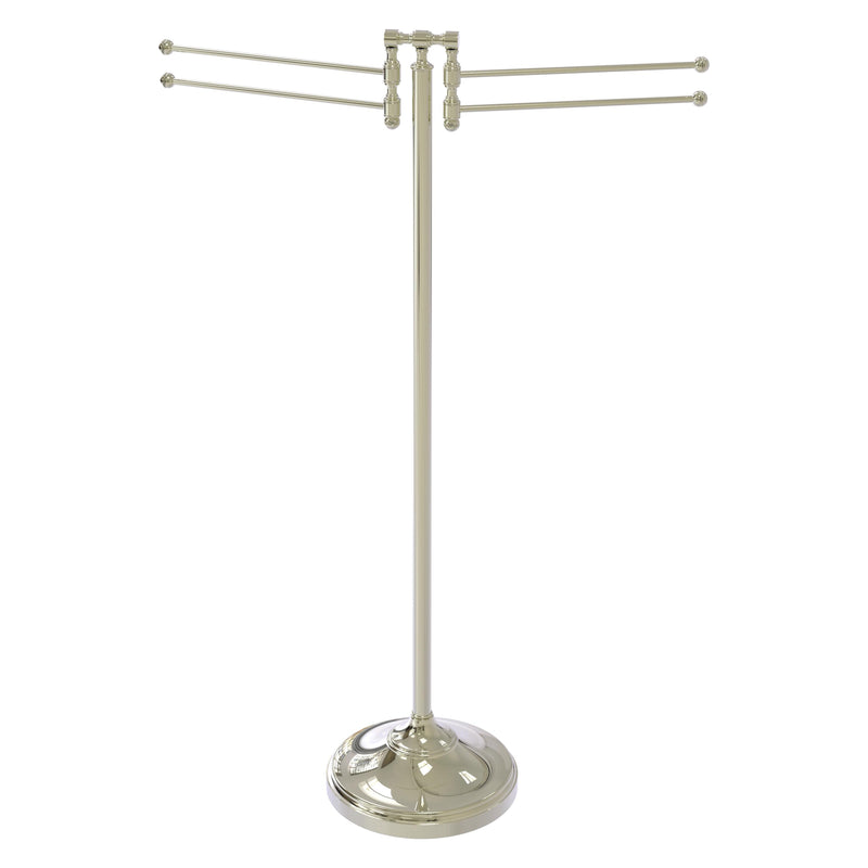 Towel Stand with 4 Pivoting Swing Arms