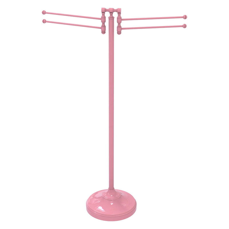 Towel Stand with 4 Pivoting Swing Arms