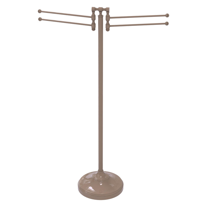 Towel Stand with 4 Pivoting Swing Arms