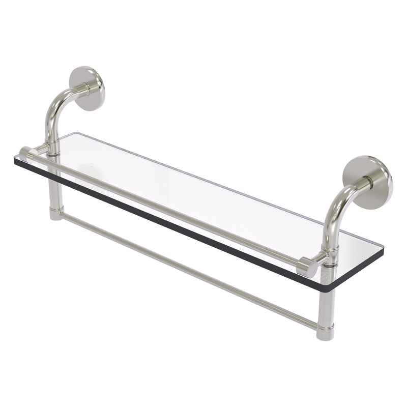 Remi Collection Gallery Glass Shelf with Towel Bar