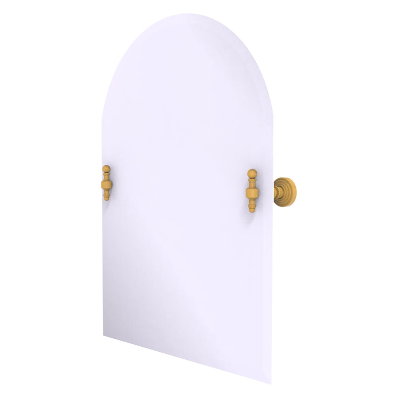 Frameless Arched Top Tilt Mirror with Beveled Edge