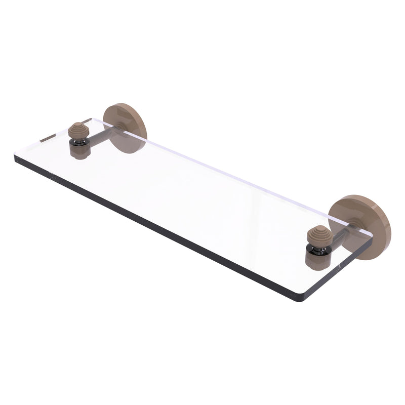 South Beach Collection Glass Vanity Shelf with Beveled Edges