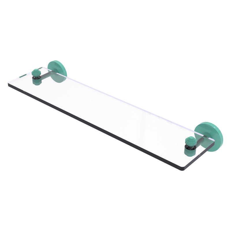 South Beach Collection Glass Vanity Shelf with Beveled Edges