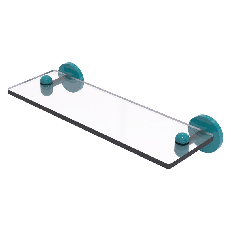 Tango Collection Glass Vanity Shelf with Beveled Edges