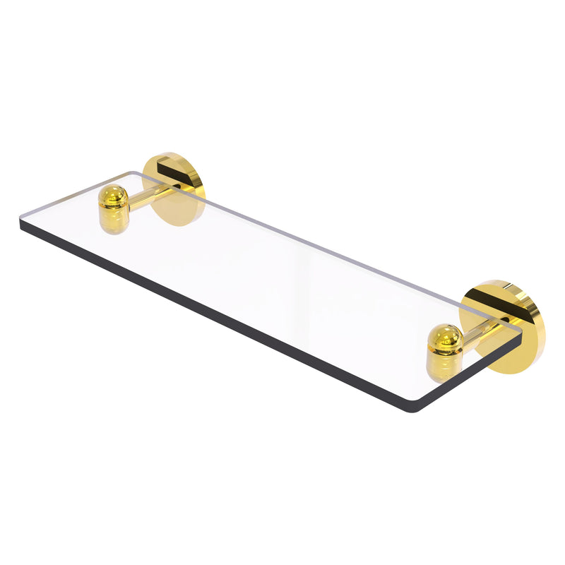 Tango Collection Glass Vanity Shelf with Beveled Edges