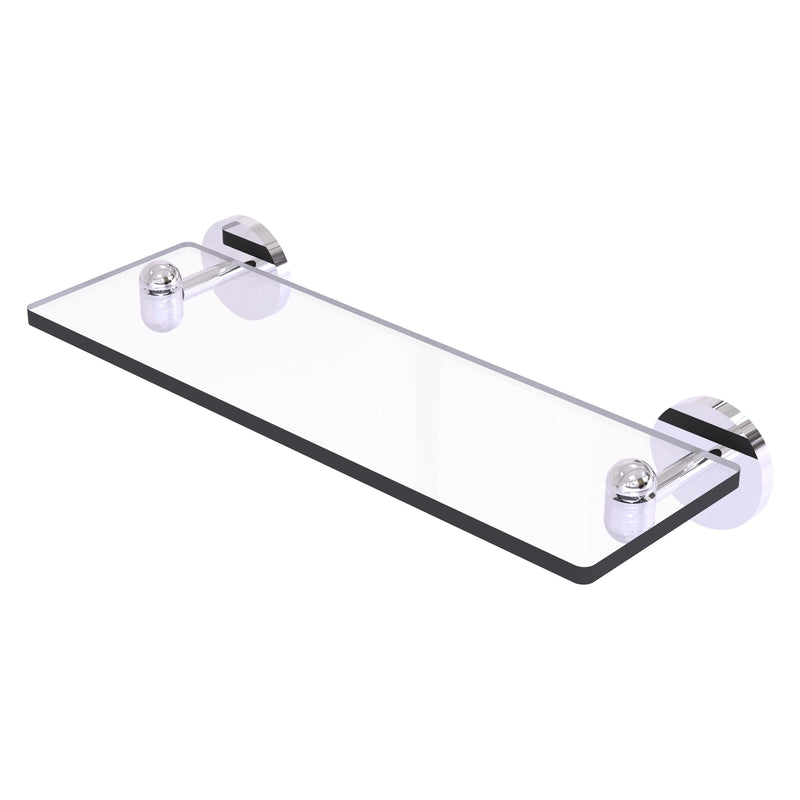 Tango Collection Glass Vanity Shelf with Beveled Edges