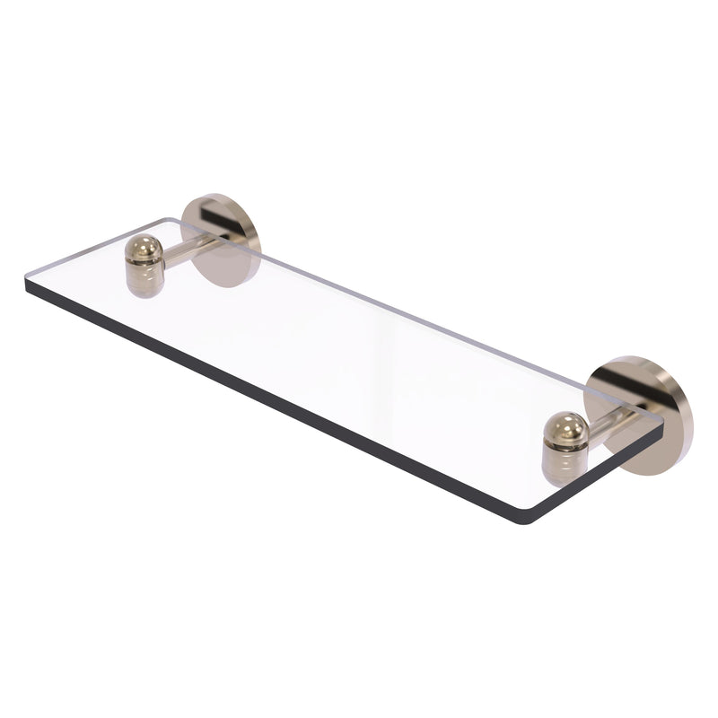 Tango Collection Glass Vanity Shelf with Beveled Edges