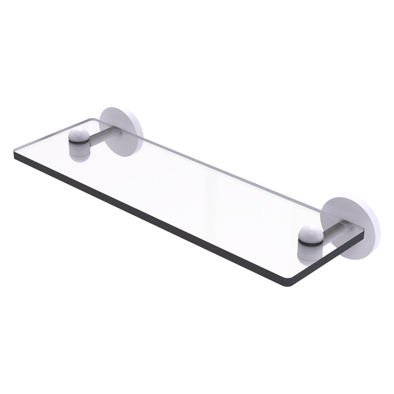 Tango Collection Glass Vanity Shelf with Beveled Edges