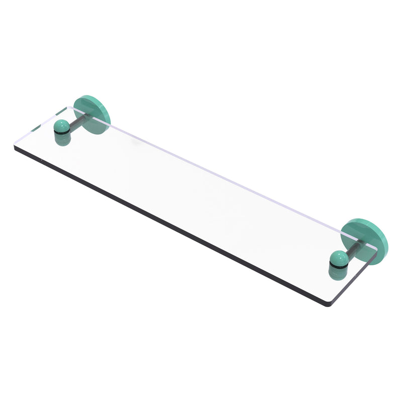 Tango Collection Glass Vanity Shelf with Beveled Edges