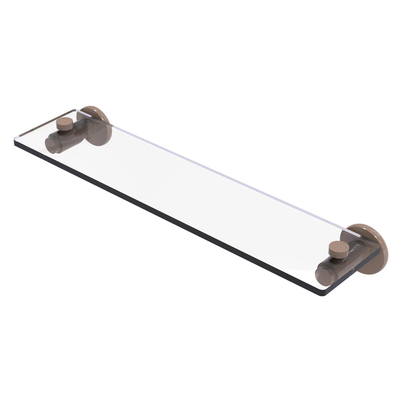 Tribecca Collection Glass Vanity Shelf with Beveled Edges