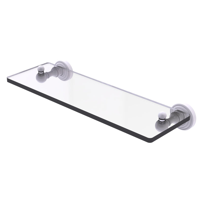 Waverly Place Collection Glass Vanity Shelf with Beveled Edges