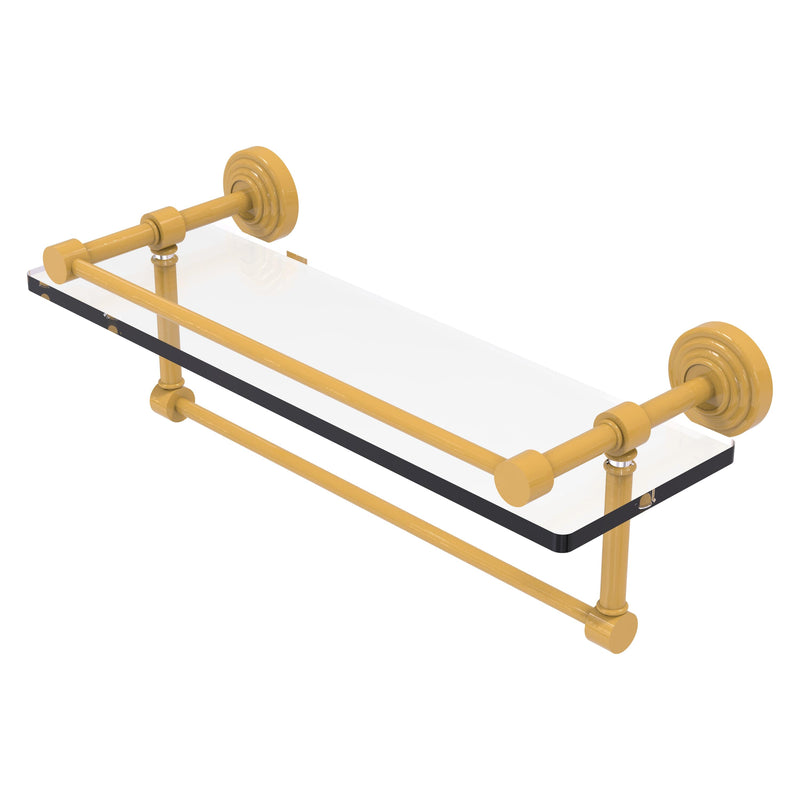Allied Brass Waverly Place Collection Clear Brass 24-inch Shower Door Towel  Bar - On Sale - Bed Bath & Beyond - 11894870