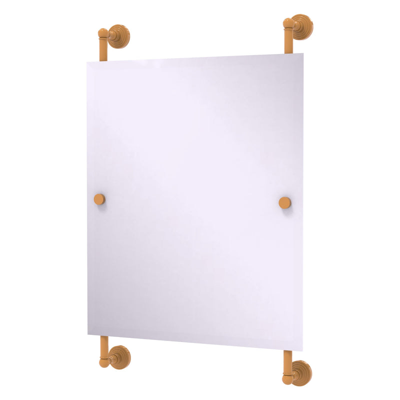 Waverly Place Collection Rectangular Frameless Rail Mounted Mirror