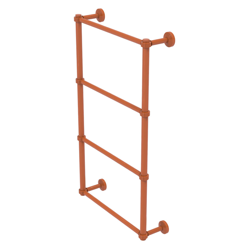 Waverly Place Collection 4 Tier Ladder Towel Bar with Grooved Accents