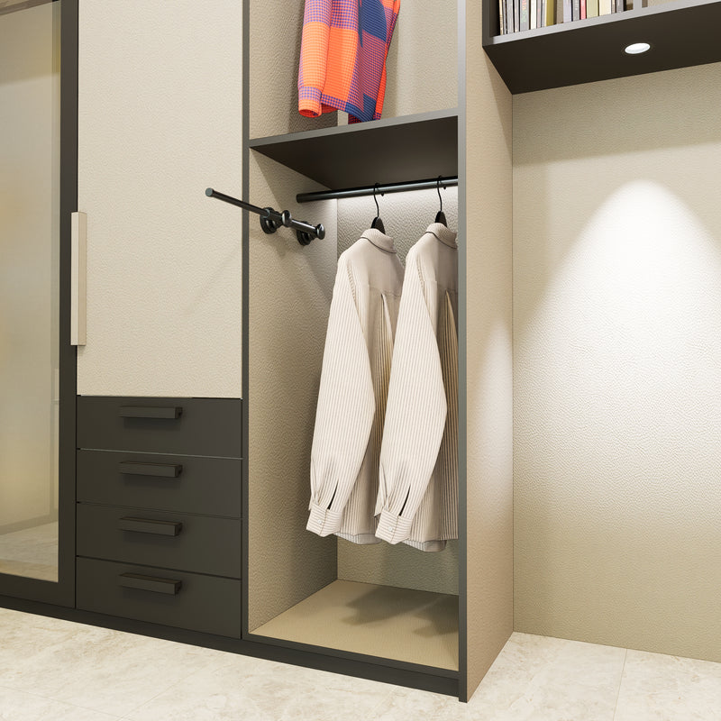 Pop-Out Closet Rod - The Versatile Solution for Temporary Storage