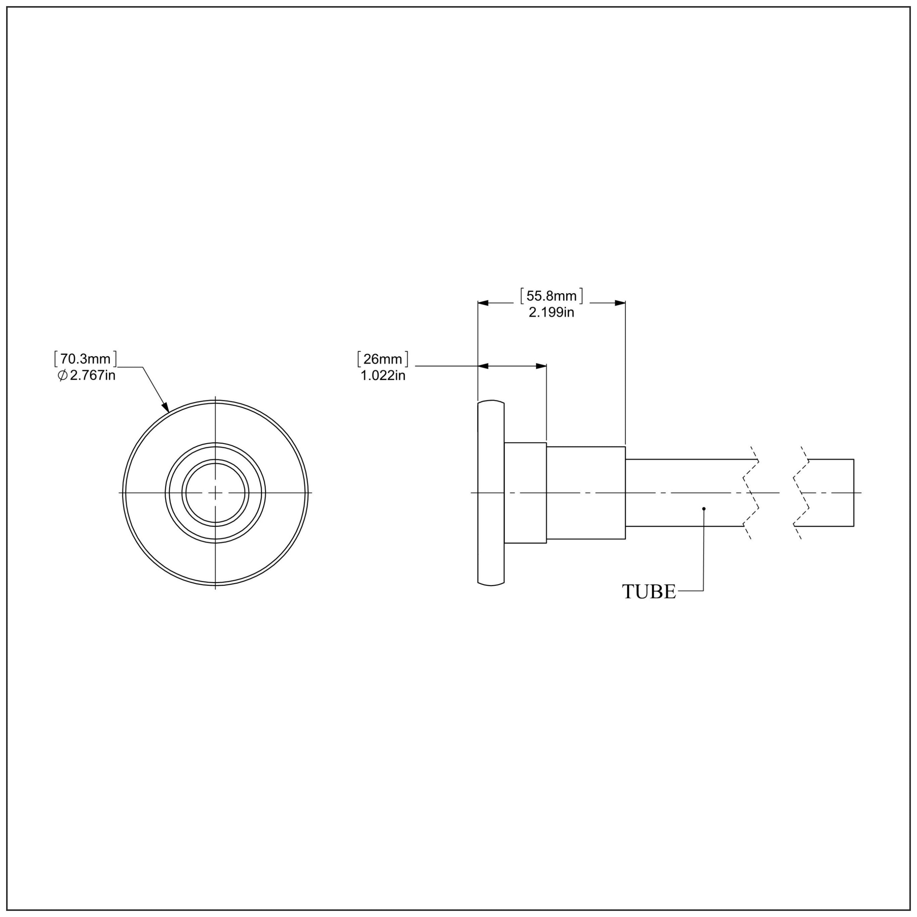 Skyline Collection Shower Curtain Rod Brackets