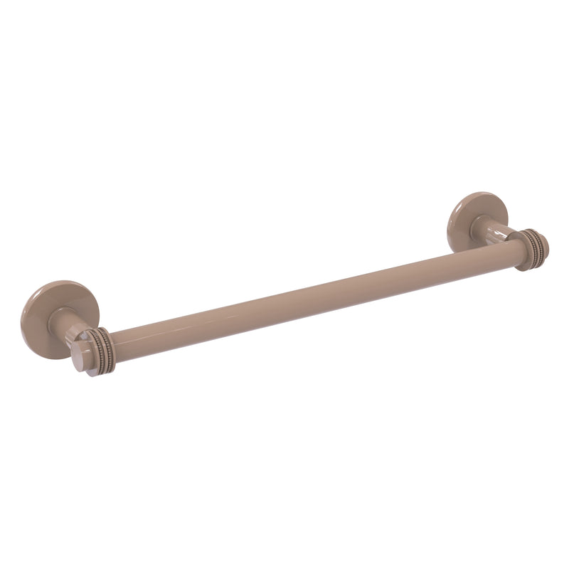 Continental Collection Towel Bar with Dotted Accents