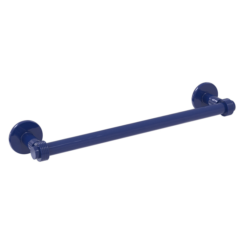 Continental Collection Towel Bar with Grooved Accents