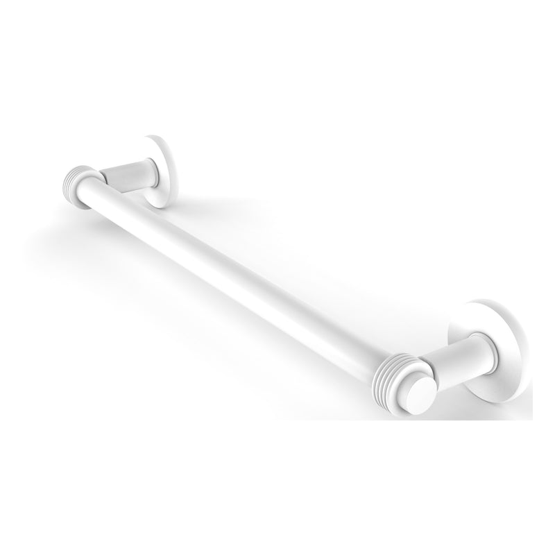Continental Collection Towel Bar with Grooved Accents