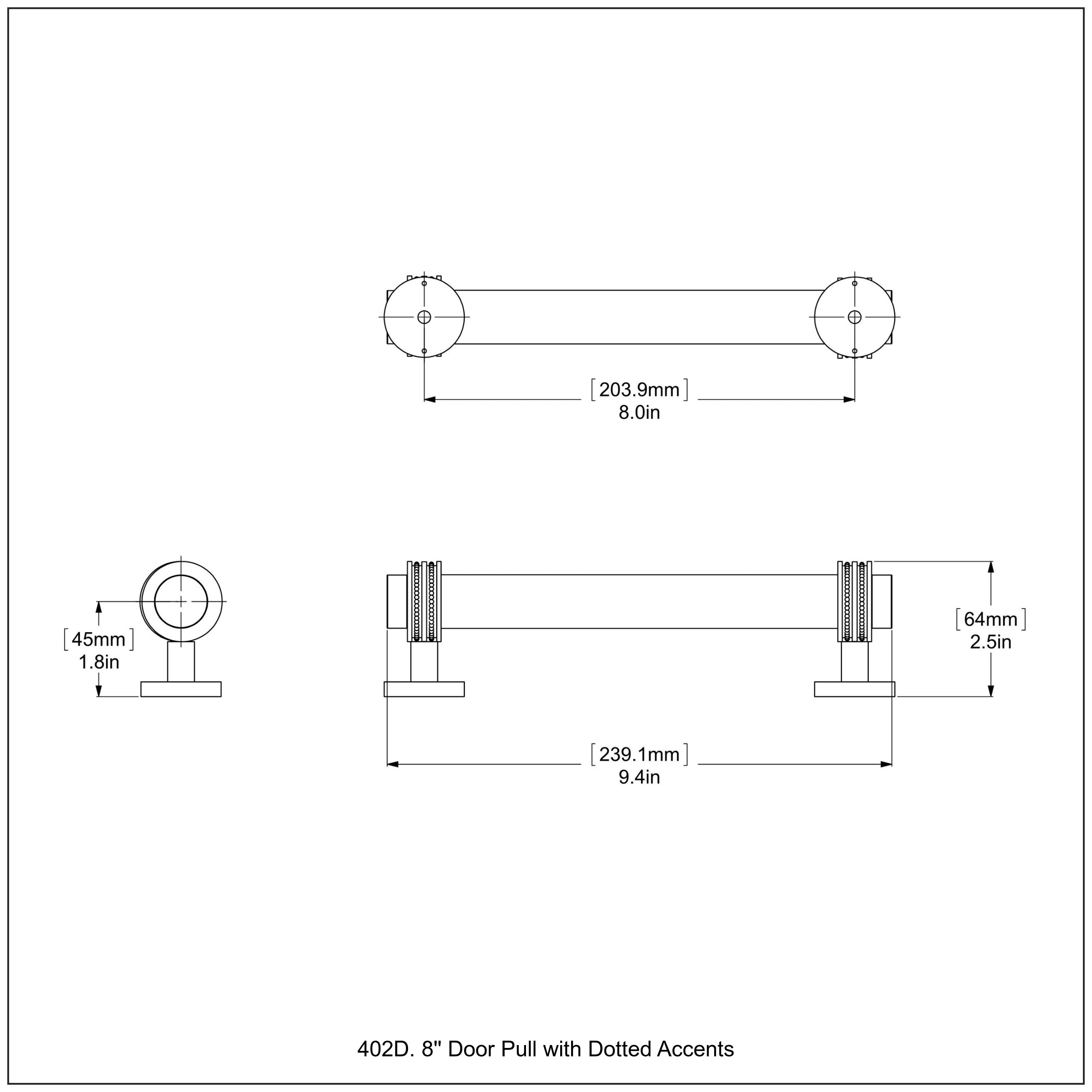 8 Inch Door Pull