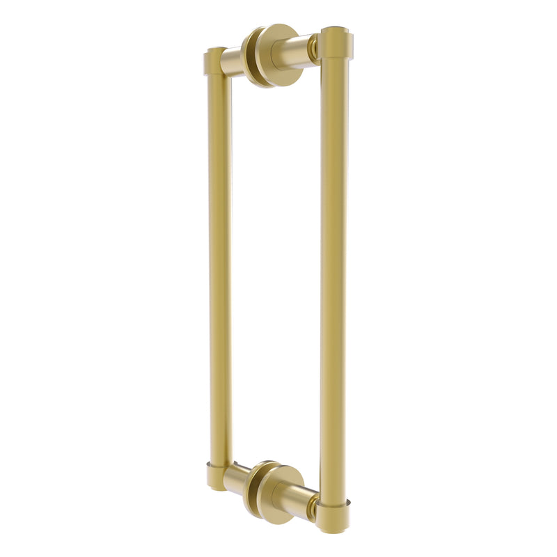Allied Brass Clearview 9 x 1.7 Unlacquered Brass Solid Brass Back-to-Back  Shower Door Pull