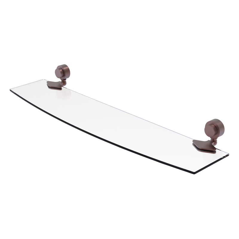 Venus Collection Glass Shelf with Smooth Accents